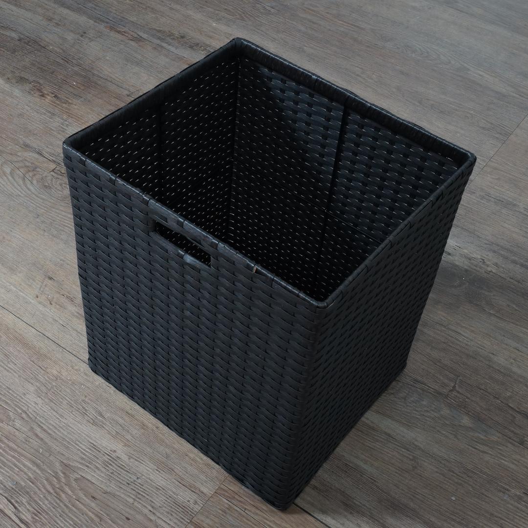 フォロー割【新品】ランドリーチェスト　ラタン調 4段7杯 キャスター付