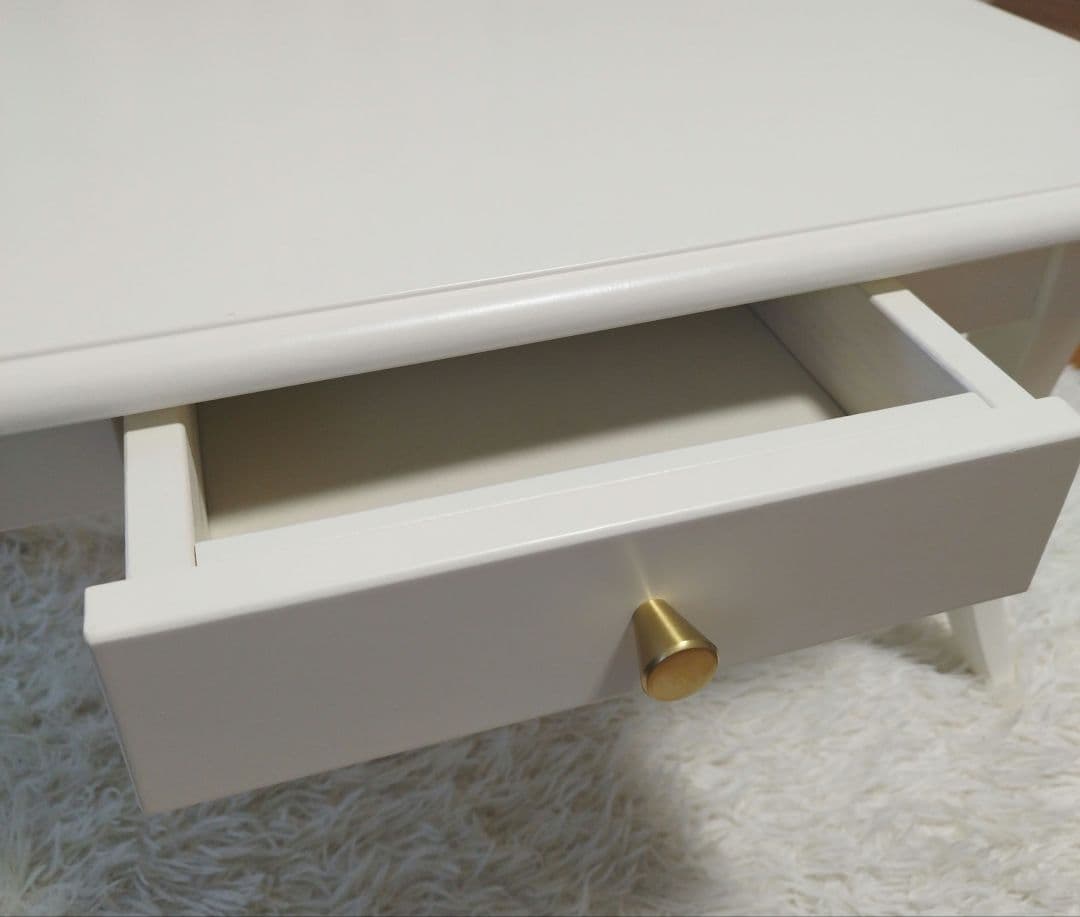 フランフラン　キャーロ コーヒーテーブル　ホワイト　オンライン限定モデル