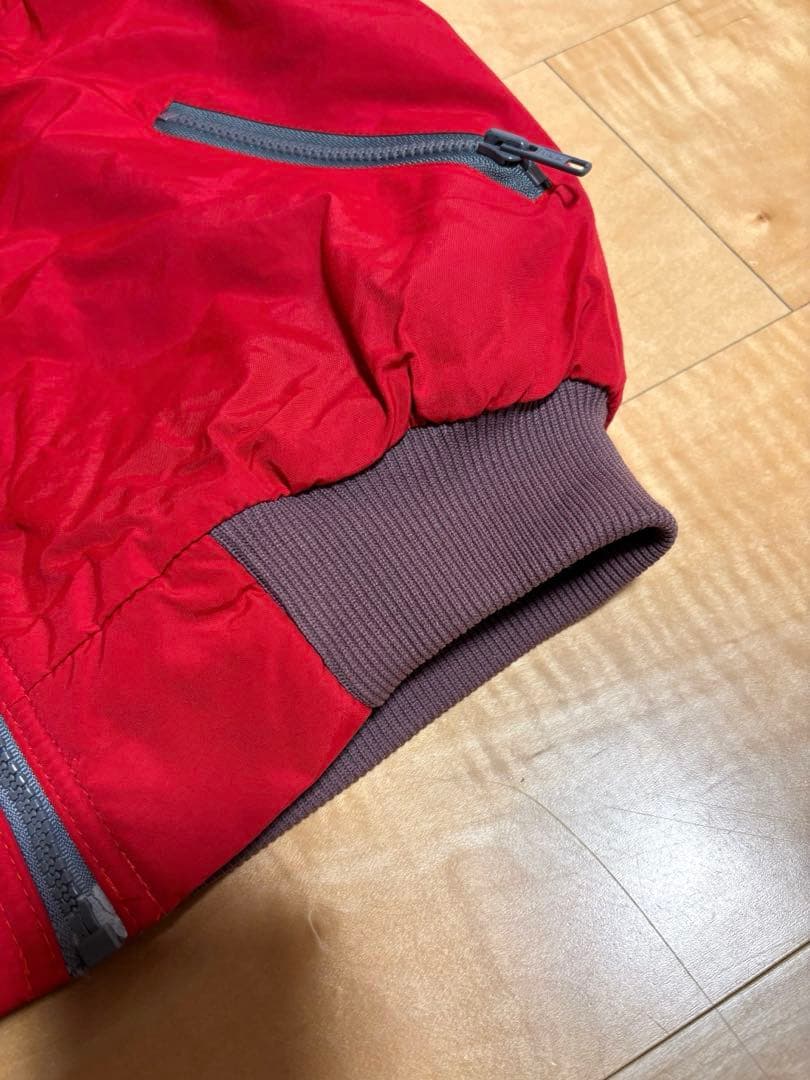 80s Patagonia シェルドシンチラベスト ヴィンテージ　古着　赤