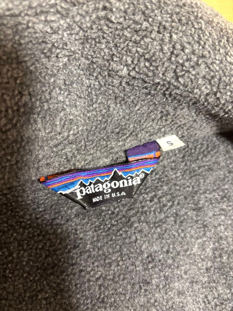 80s Patagonia シェルドシンチラベスト ヴィンテージ　古着　赤