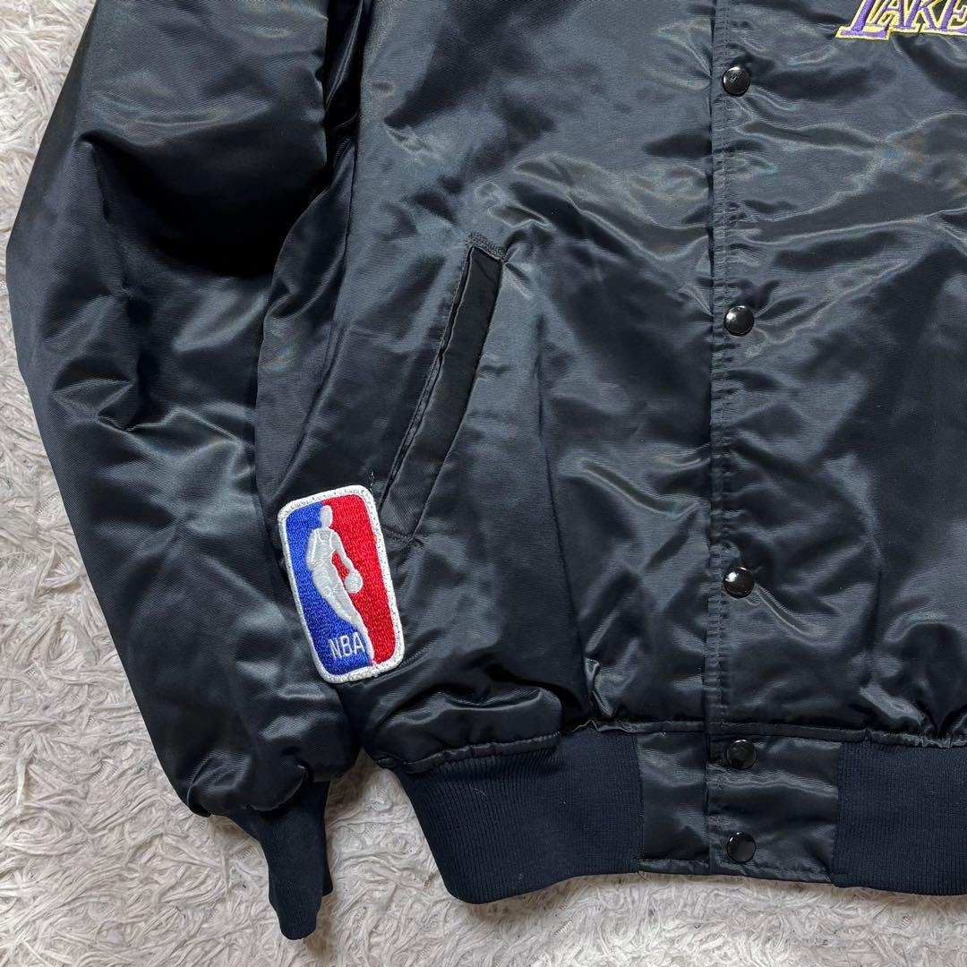 90's USA製 STARTER レイカーズ スタジャン　ボンバージャケット