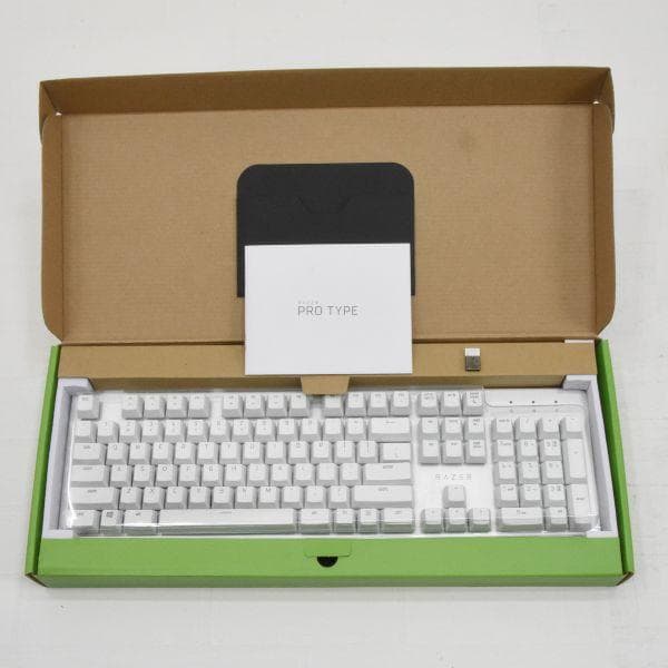 Razer Pro Type ワイヤレスメカニカルキーボード 白
