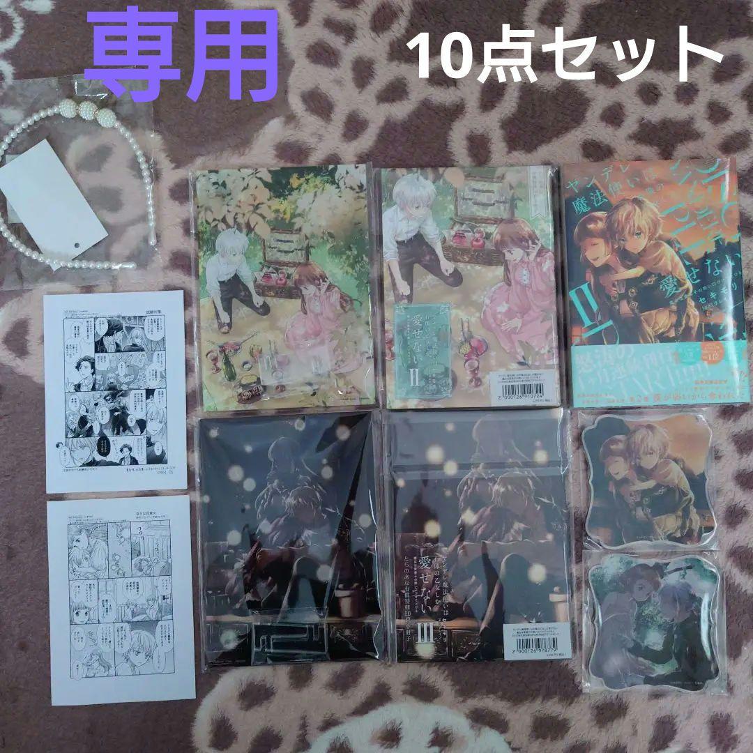 【専用】ヤンデレ魔法使いは石像の乙女しか愛せない 2・3　特典・本・カチューシャ