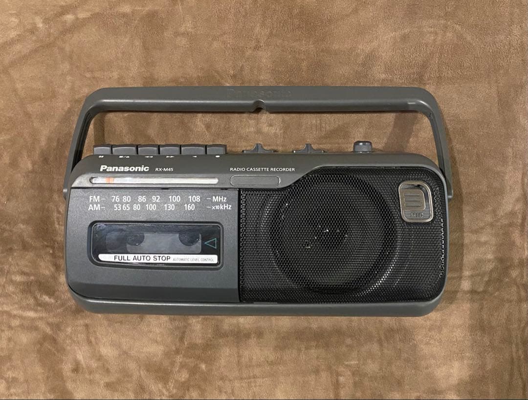 Panasonic RX-M45 ラジオ・カセットレコーダー 中古美品