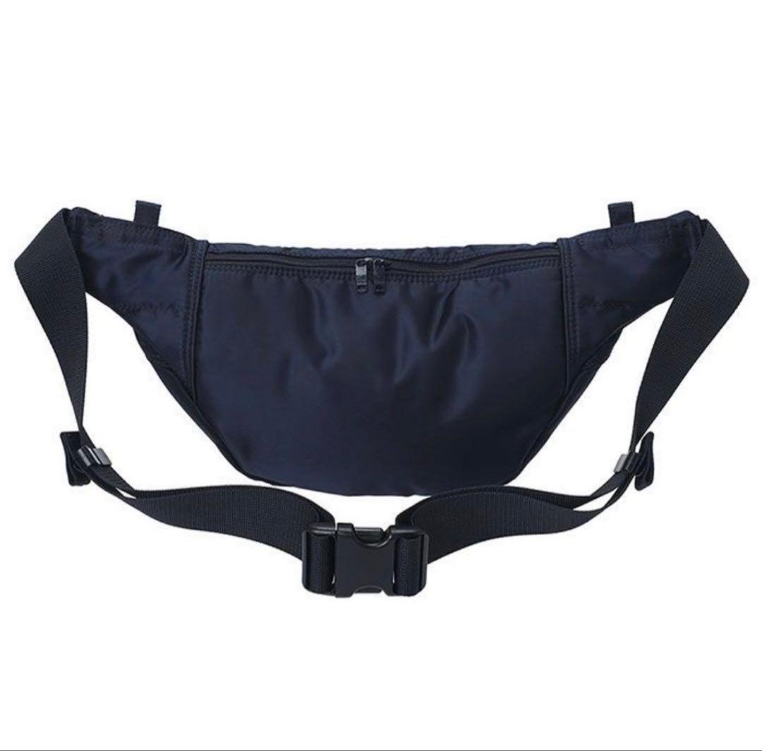 【超美品】ポーター　タンカー　ウエストバック　アイアンブルー