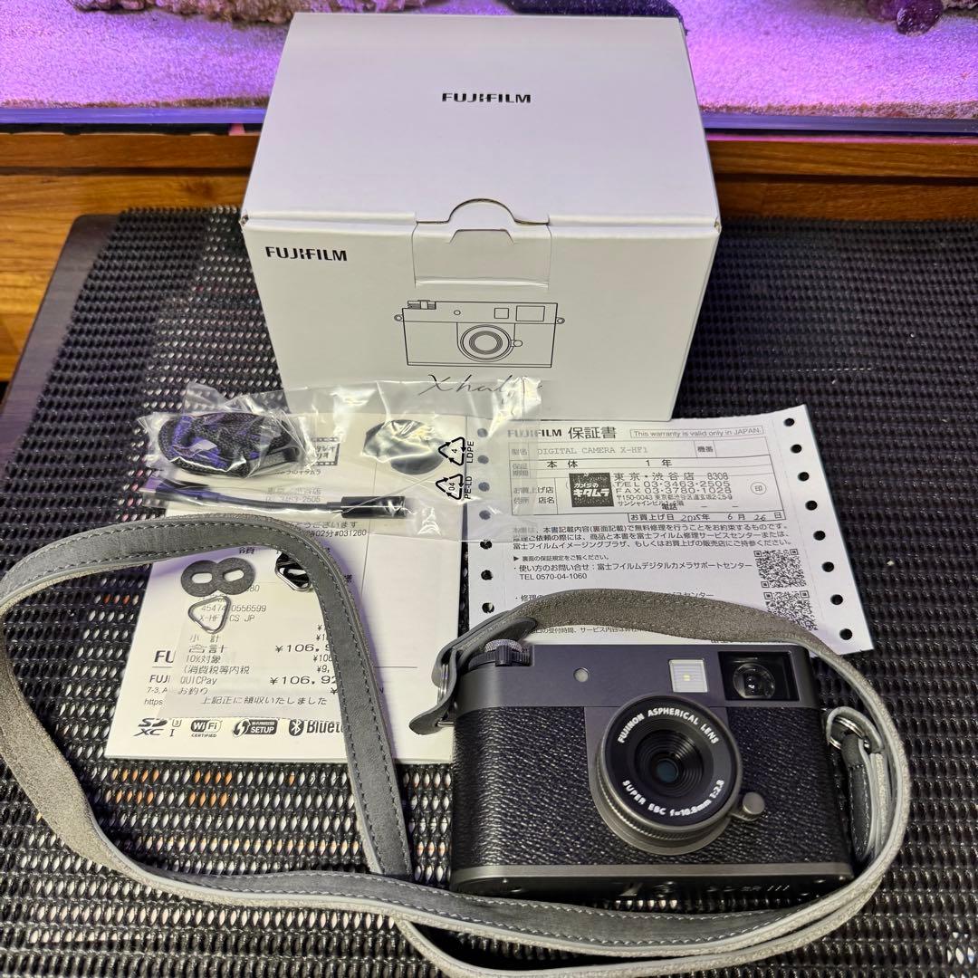 FUJIFILM X-half デジタルカメラ チャコールシルバー　富士フイルム