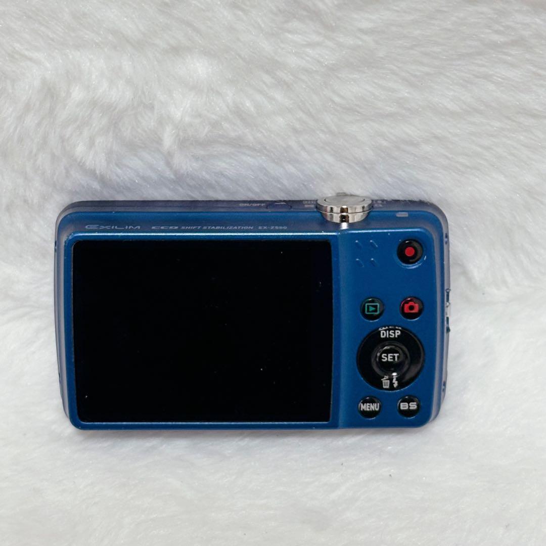 【美品】CASIO EX-Z550 デジタルカメラ 青