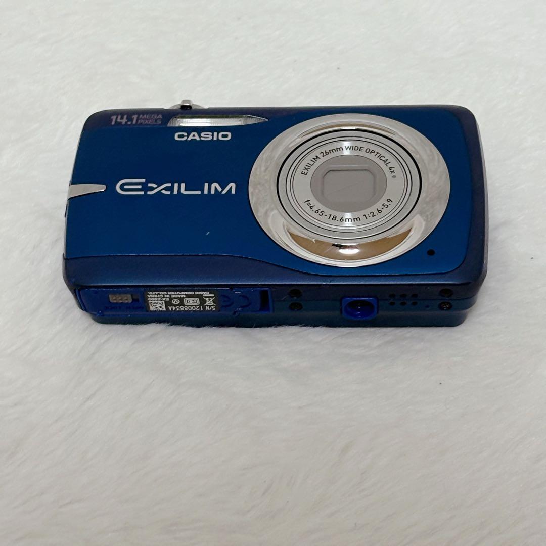 【美品】CASIO EX-Z550 デジタルカメラ 青