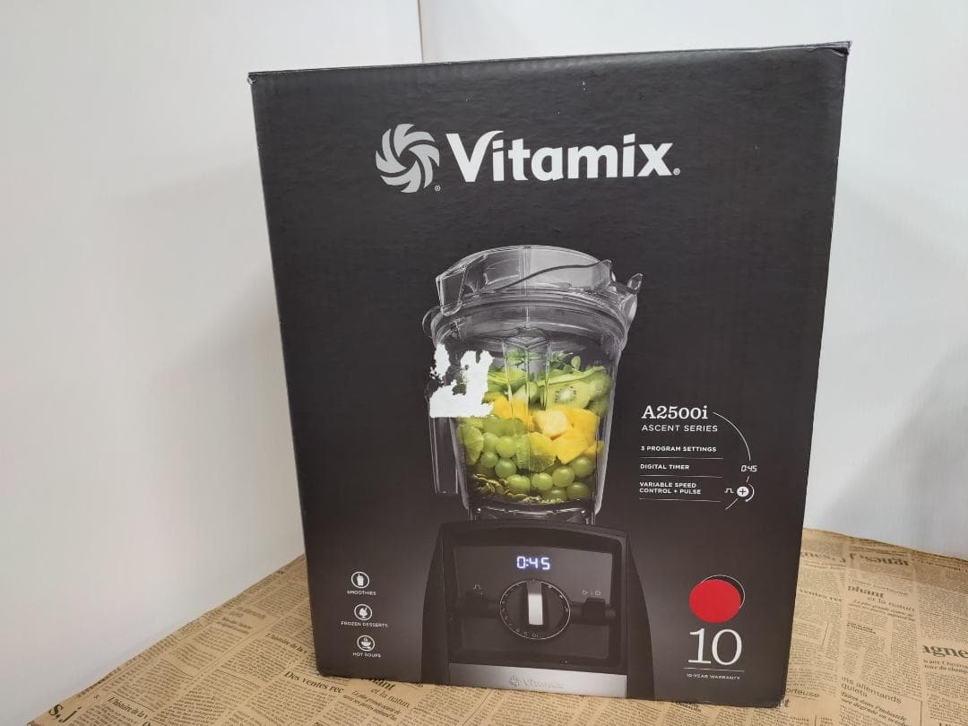 【全自動モード】Vitamix A2500i レッド 整備済 おまけ付