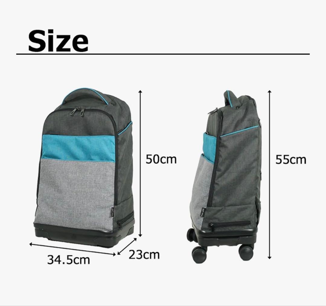 MOIERG(モアエルグ) リュックキャリー Mサイズ ミディアムグレー