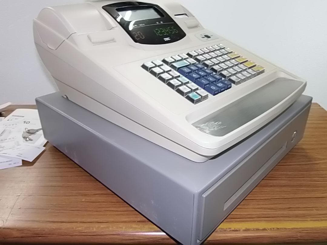 1223設定無料東芝MA-660物販向かなめくり機能20部門インボイスレジスター