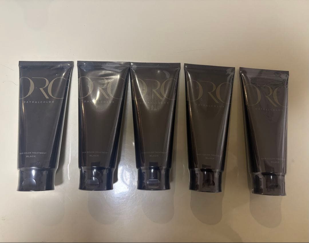 ☆未使用☆デイラルカラー 5本セット　ヘアカラートリートメント　白髪