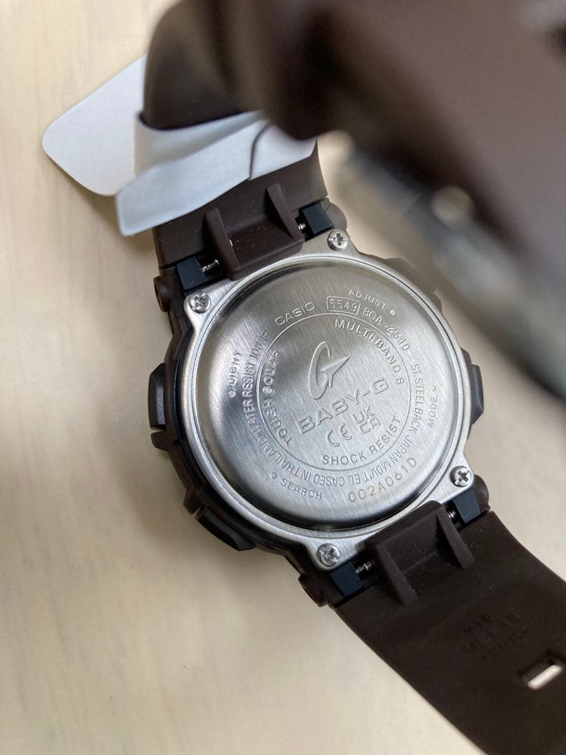 BABY-G ブラウン デジタル腕時計 電波ソーラー BGA-2510-5AJF