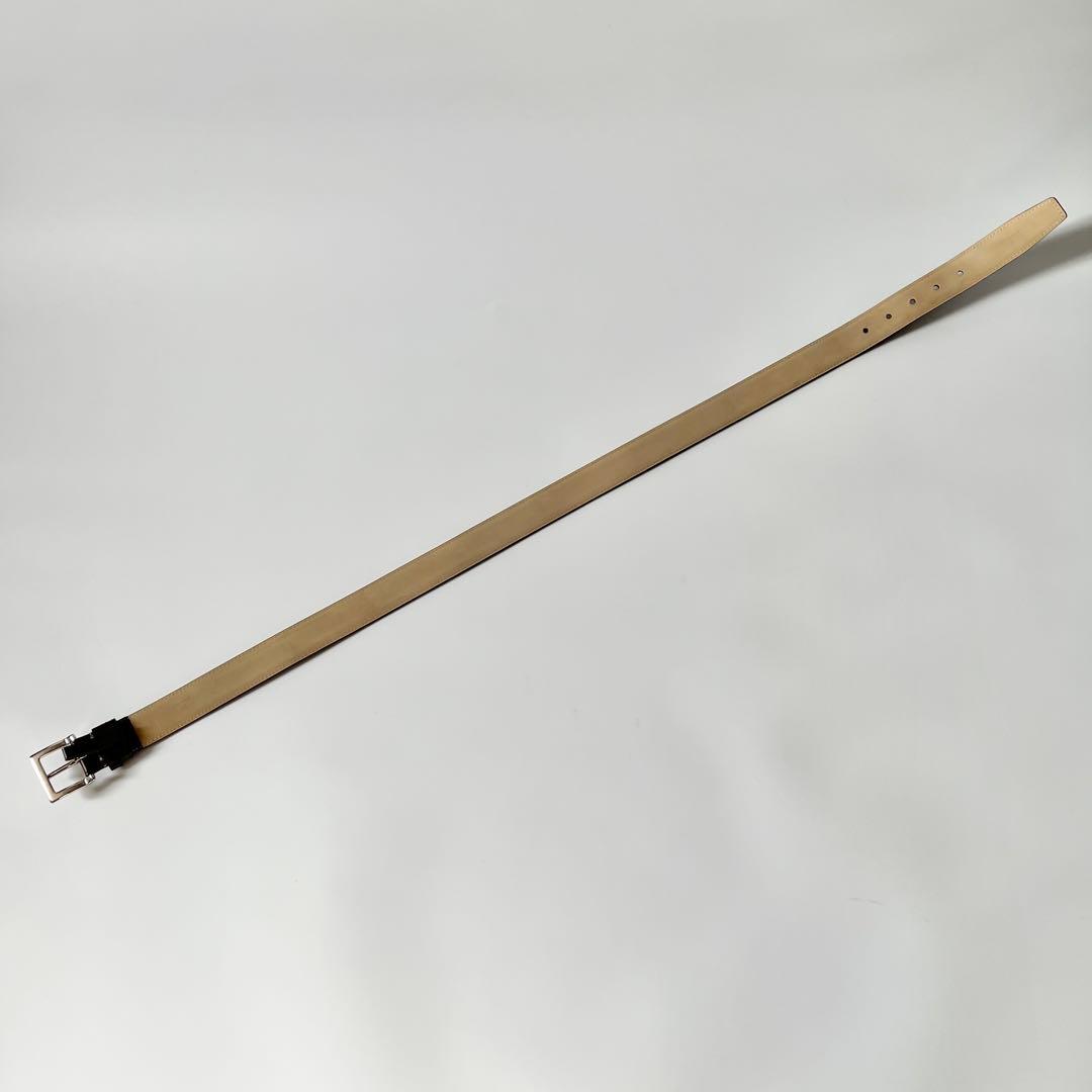 ジョンロブ　ベルト　カーフレザー　茶色　ブラウン　90サイズ　メンズ　フランス製