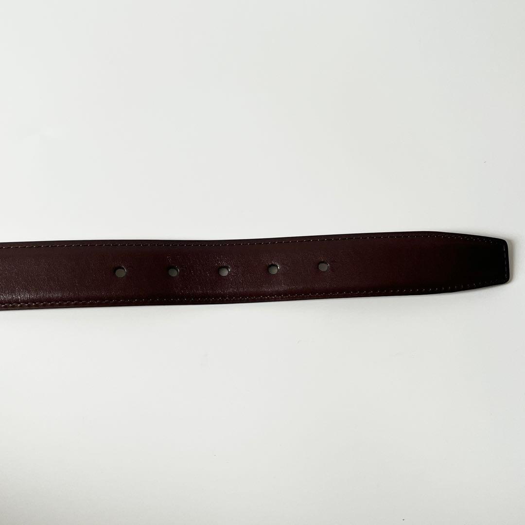 ジョンロブ　ベルト　カーフレザー　茶色　ブラウン　90サイズ　メンズ　フランス製