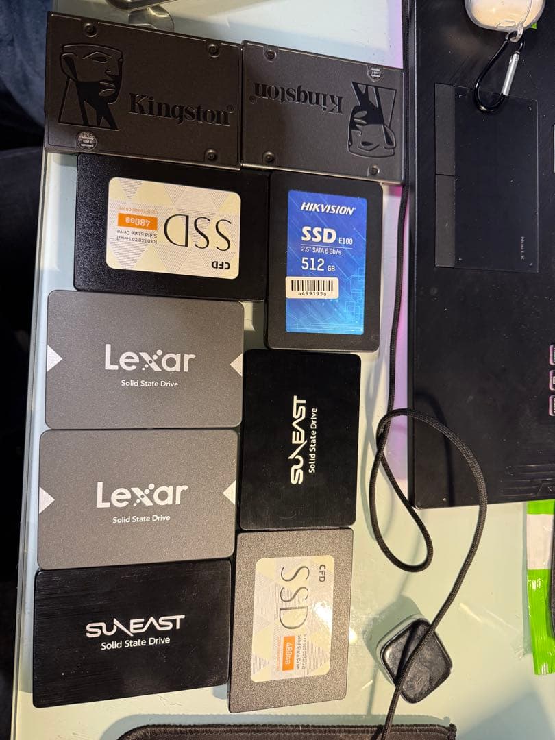 SSDセット Kingston Hikvision Lexar SunEast