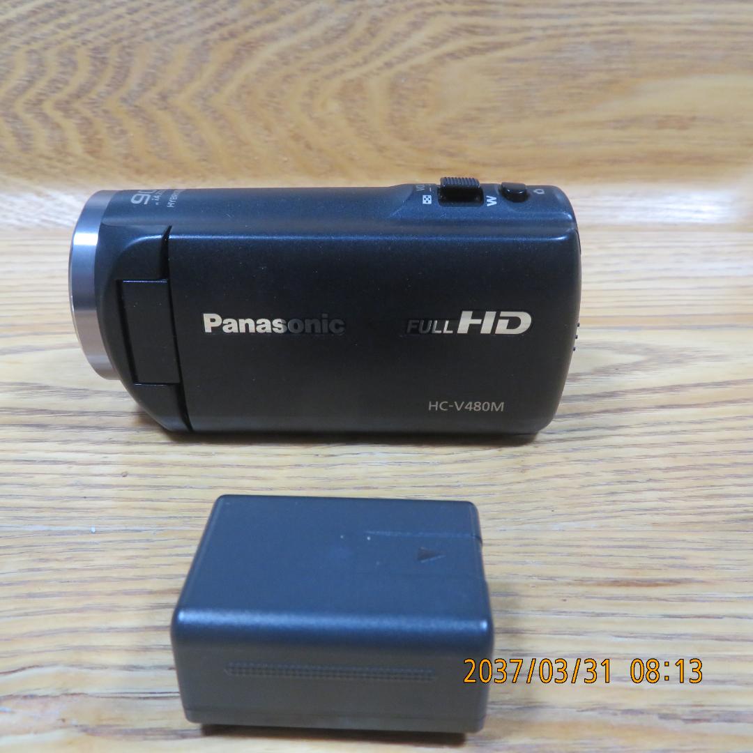 【美品】　Panasonic ビデオカメラ　 HC-V480M ブラック