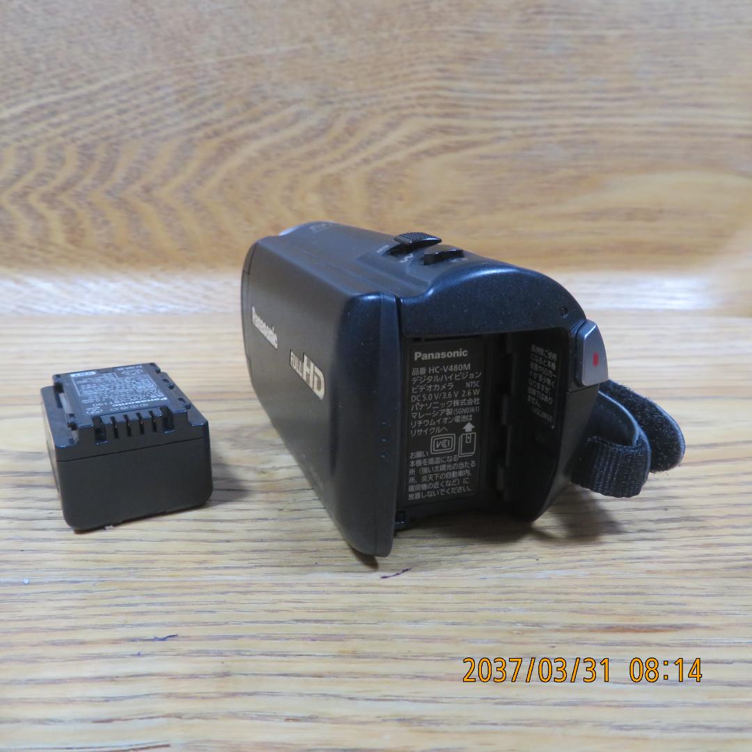 【美品】　Panasonic ビデオカメラ　 HC-V480M ブラック