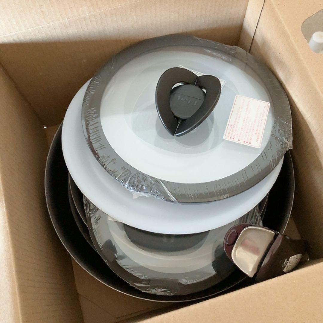 T-fal 取っ手のとれる鍋10点セット ガス火専用 ティファール