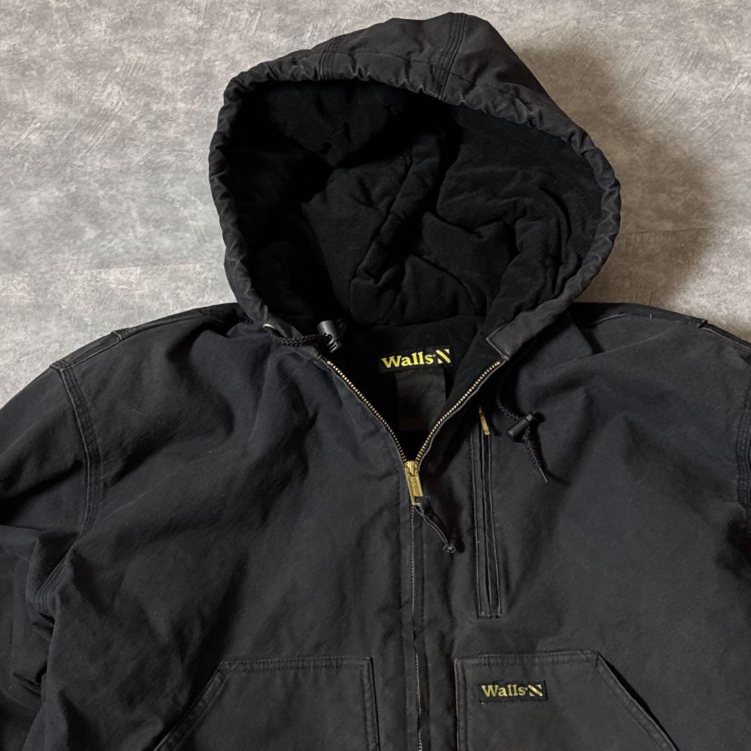 ル*バ様 Walls ダックアクティブジャケット系　XL ブラック ワークジャケ