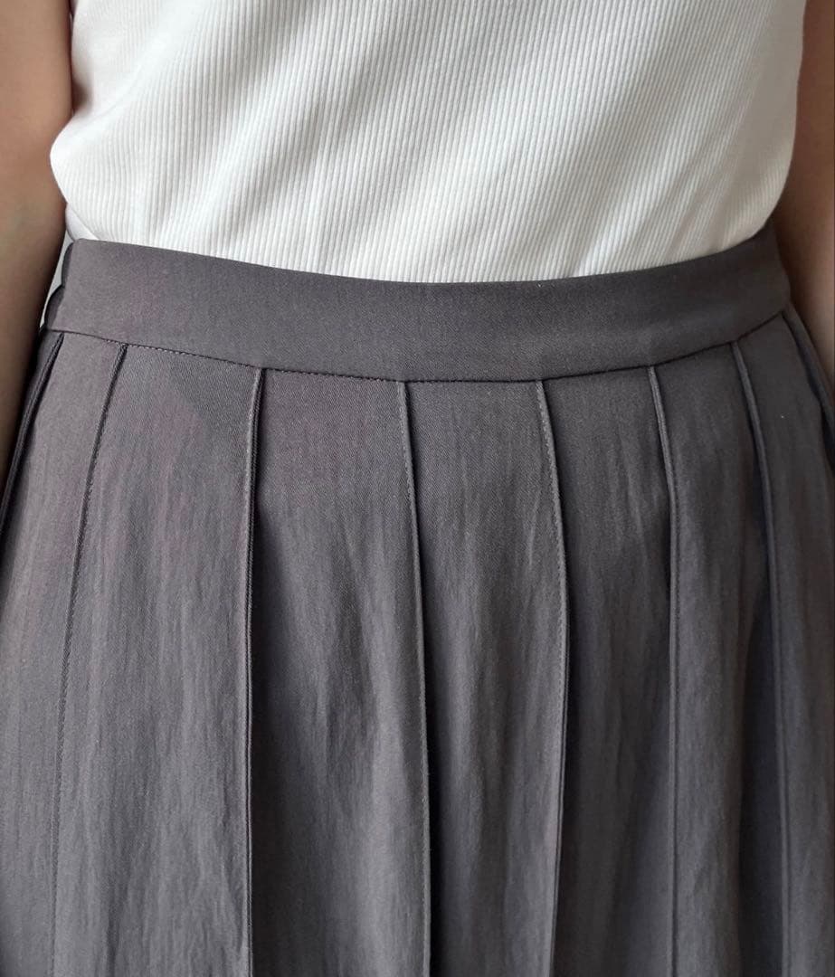 DouDou パネルプリーツスカート