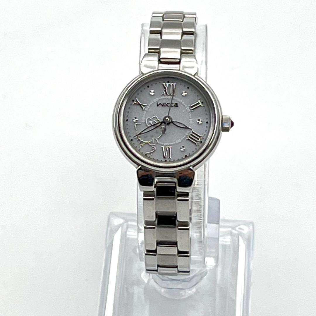 美品 シチズン Wicca ハローキティ 限定 レディース ソーラー時計