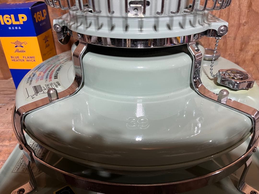 新品芯交換済 アラジン39型 レトロ 中古 分解メンテナンス済 石油ストーブ