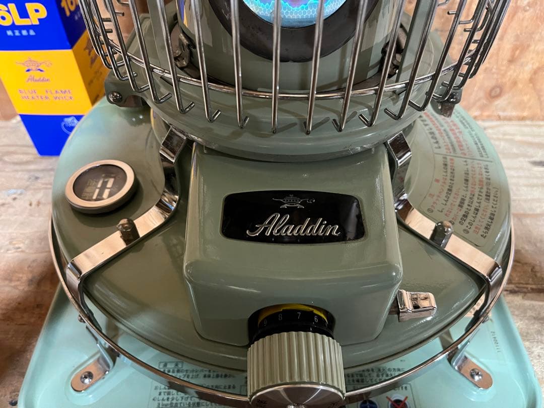 新品芯交換済 アラジン39型 レトロ 中古 分解メンテナンス済 石油ストーブ