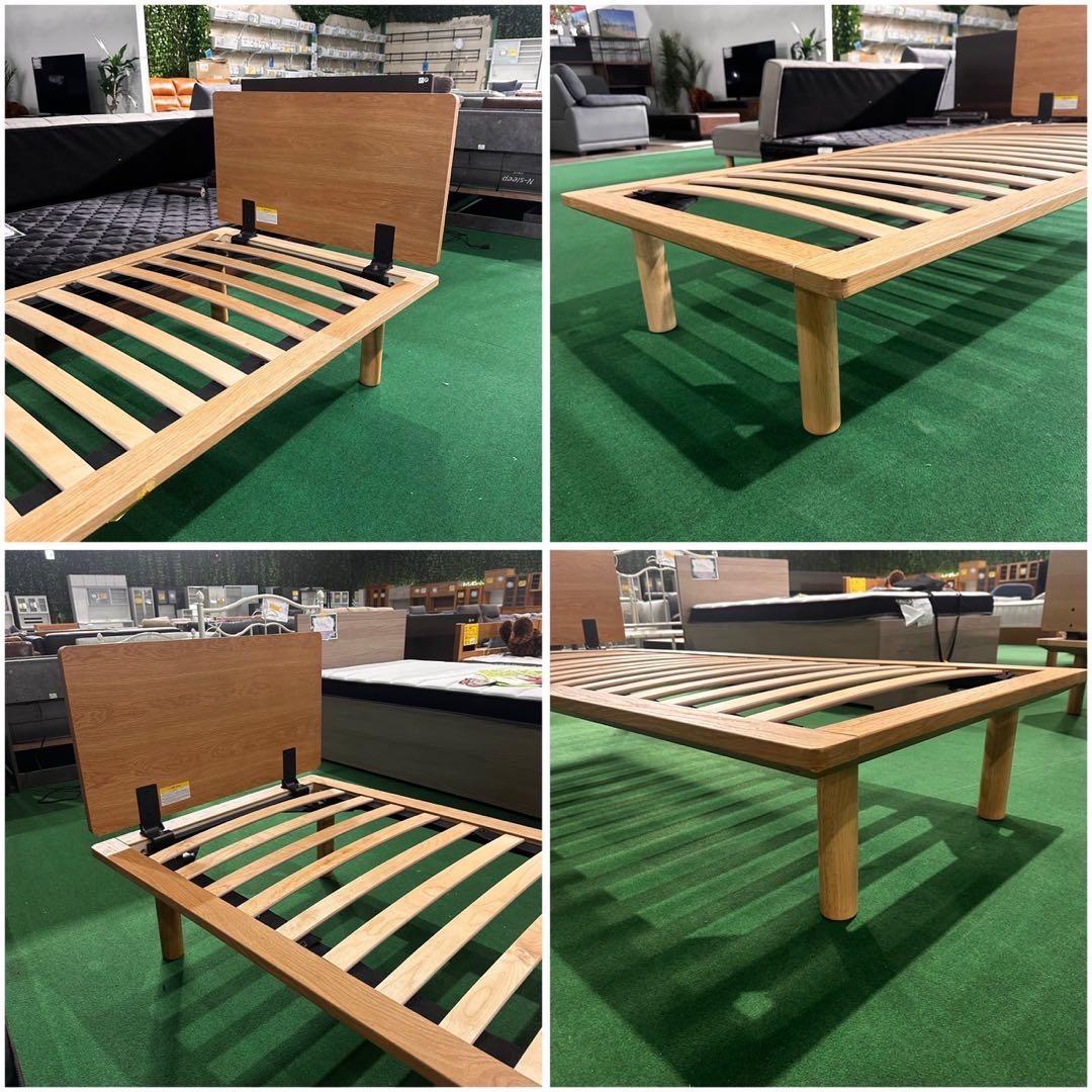 無印良品 ベッドセット セミシングル 木製 家具 D078