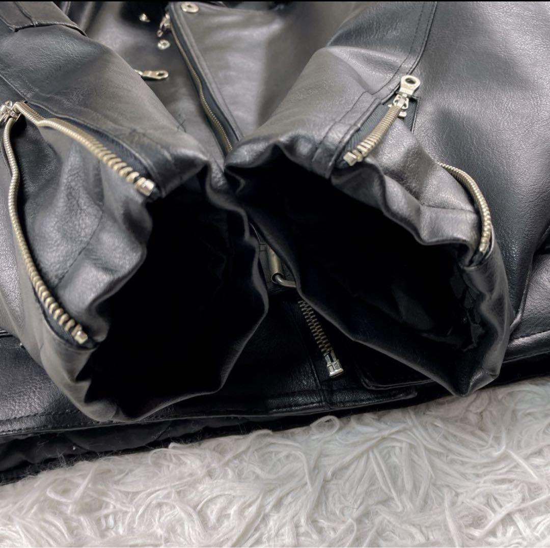 ハーレーダビットソン レザー　ジャケット ダブル キルティング