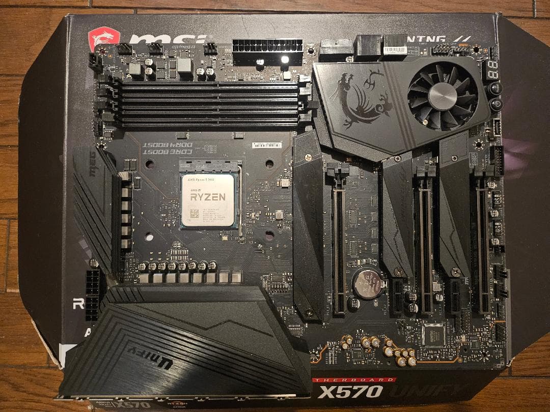 マザーボード AMD Ryzen 5 3600 & MSI MEG X570 UNIFY