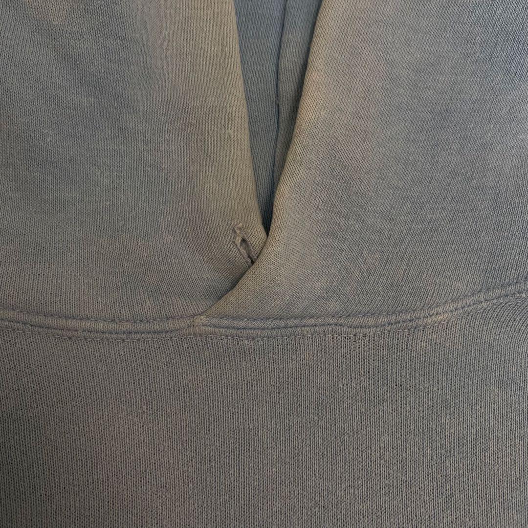 50s フェードブルーグレー ラグラン プルオーバーパーカー ビッグサイズ