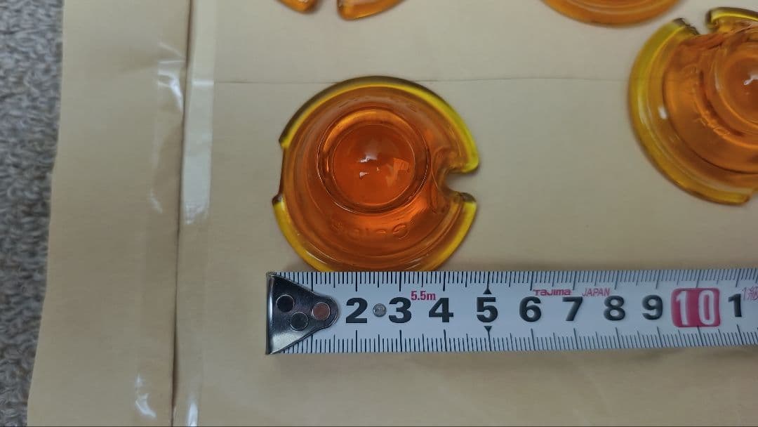 V-TWIN 製 GUIDE レプリカ用 ガラスレンズ オレンジ