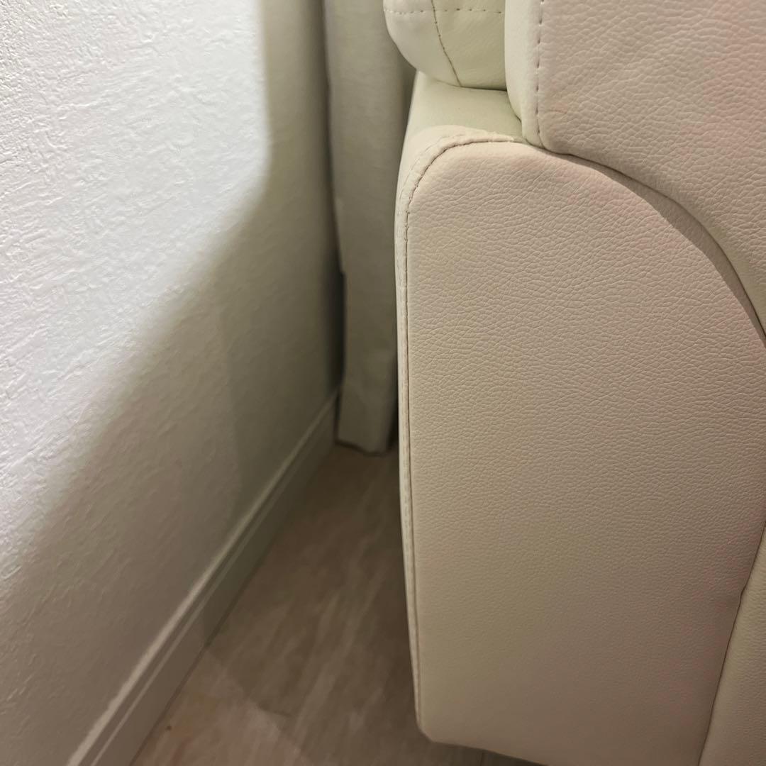 ニトリ　3人用合皮ソファ(Nシールドキャッツ3 IV)