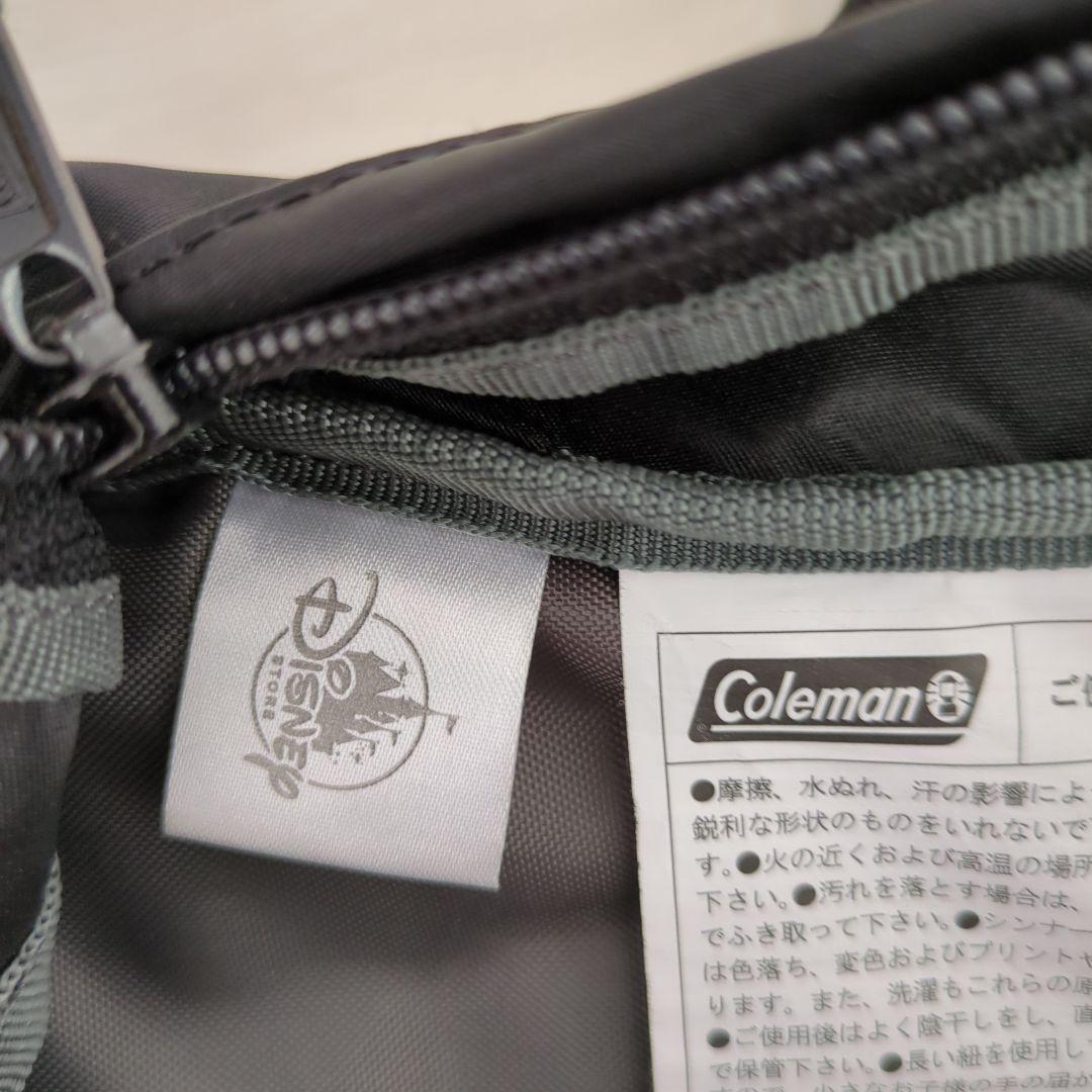 Coleman ミッキーマウスロゴ入り リュック ブラック
