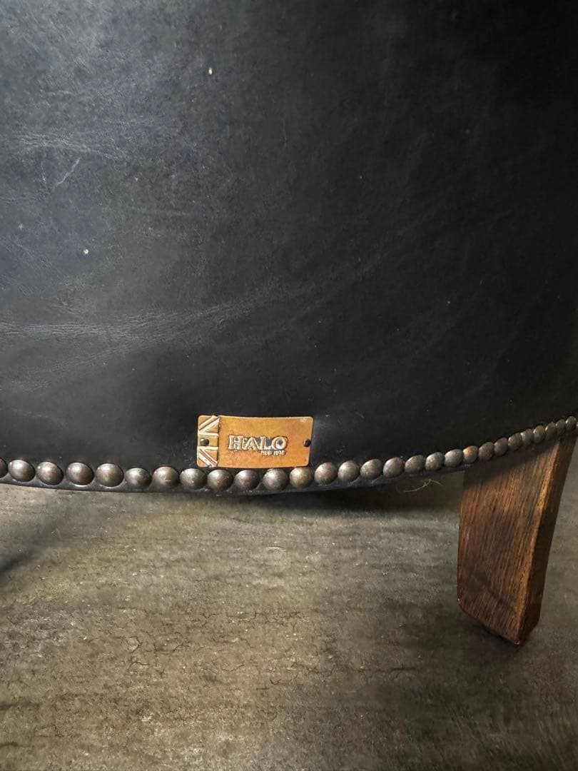 ハロ / HALO　アスプルンドプロフェッサーアームチェア　ソファ 革　ブラック