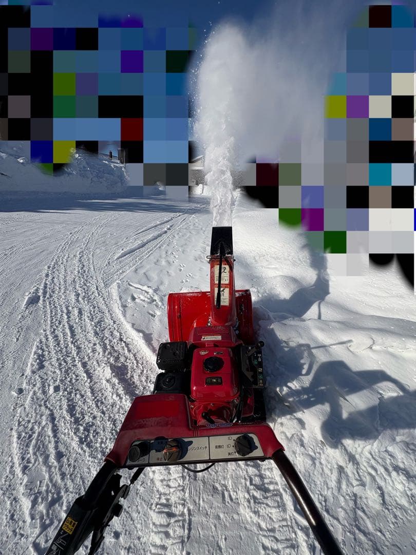 札幌市内近郊無料配送‼︎ HONDA除雪機 hs655 実働!!