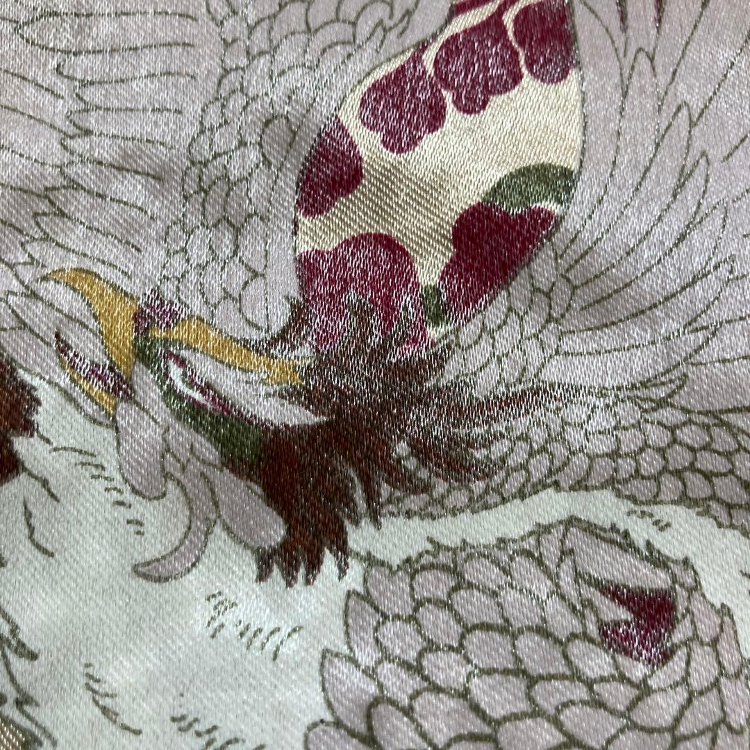 雅結　スカジャン　リバーシブル　レーヨン　刺繍　プリント　和柄　鳳凰　蝶　燕　蛙