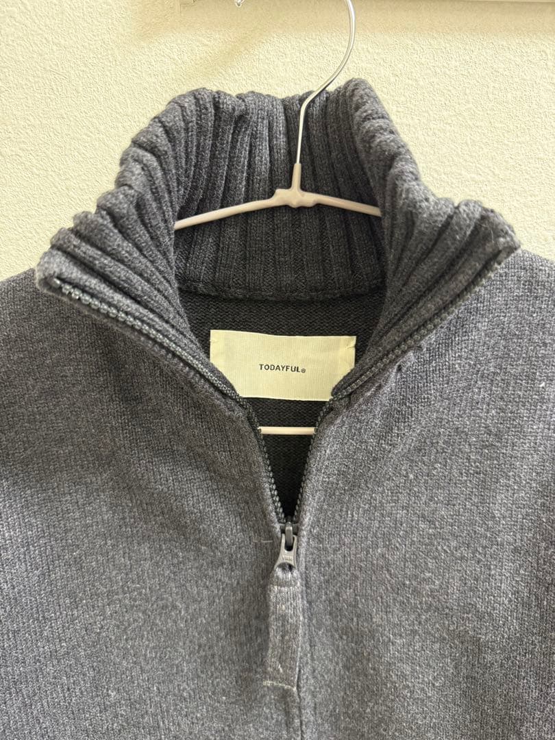 トップス TODAYFUL Compact Zip Knit