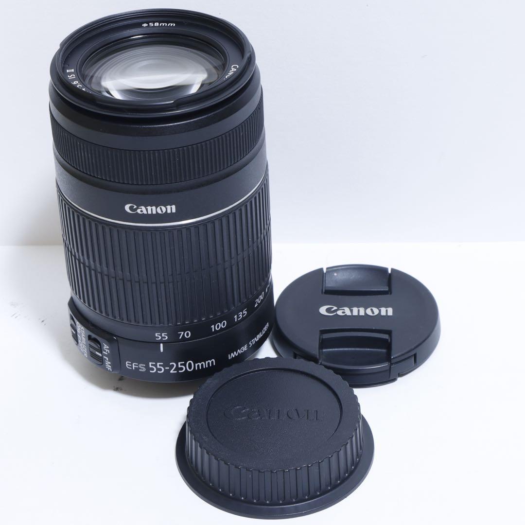 ⭐︎望遠&手ブレ&軽量&良光学⭐︎ Canon純正 250mm 望遠ISllレンズ♫