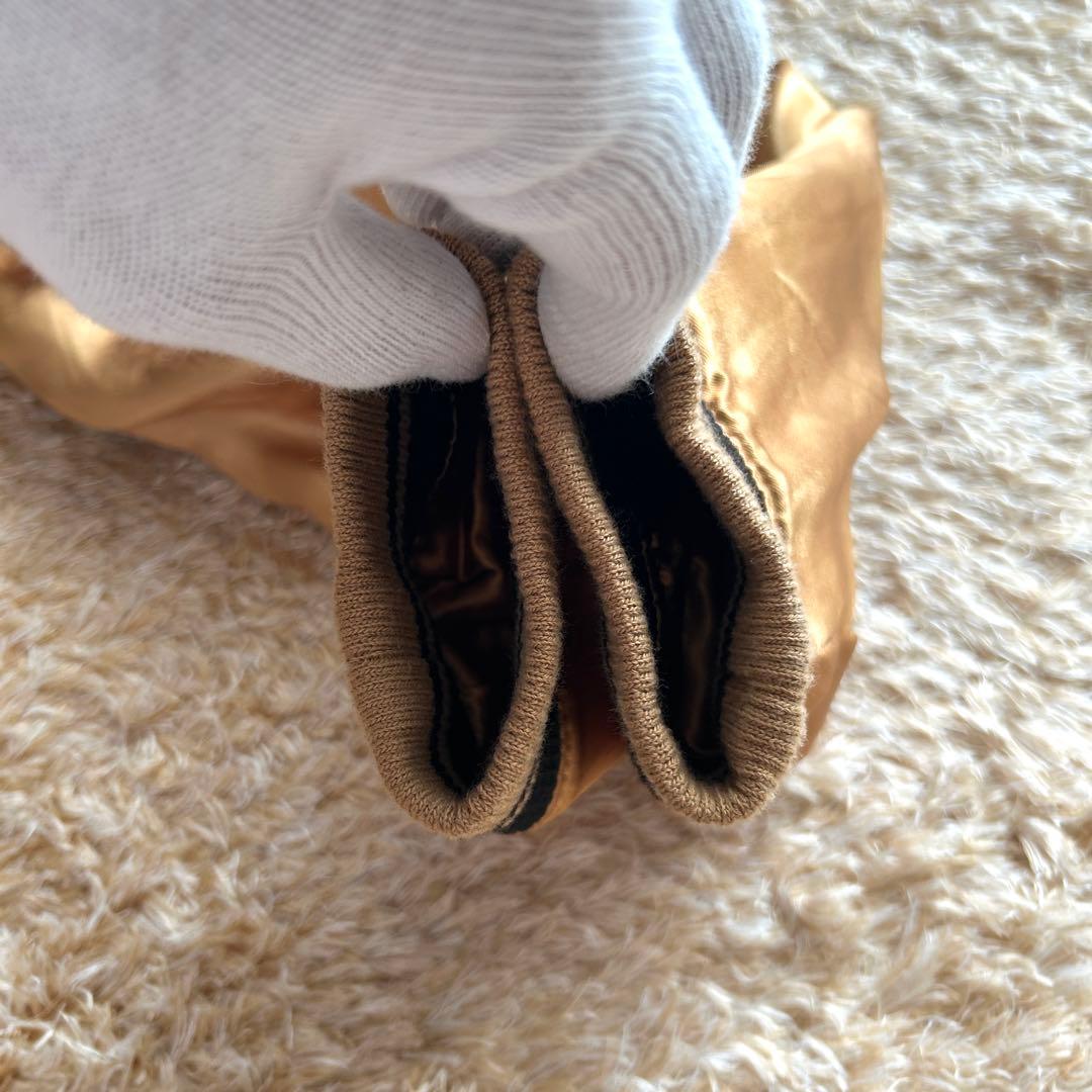 絡繰魂 スカジャン 玄武 白虎 朱雀 龍 桜 サテン ブラック ゴールド