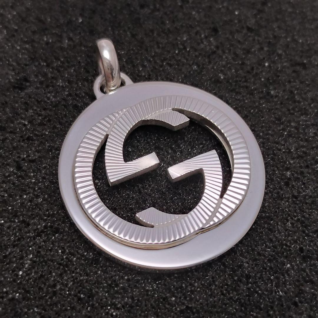 GUCCI ネックレス トップ GG インターロッキングG Ag925