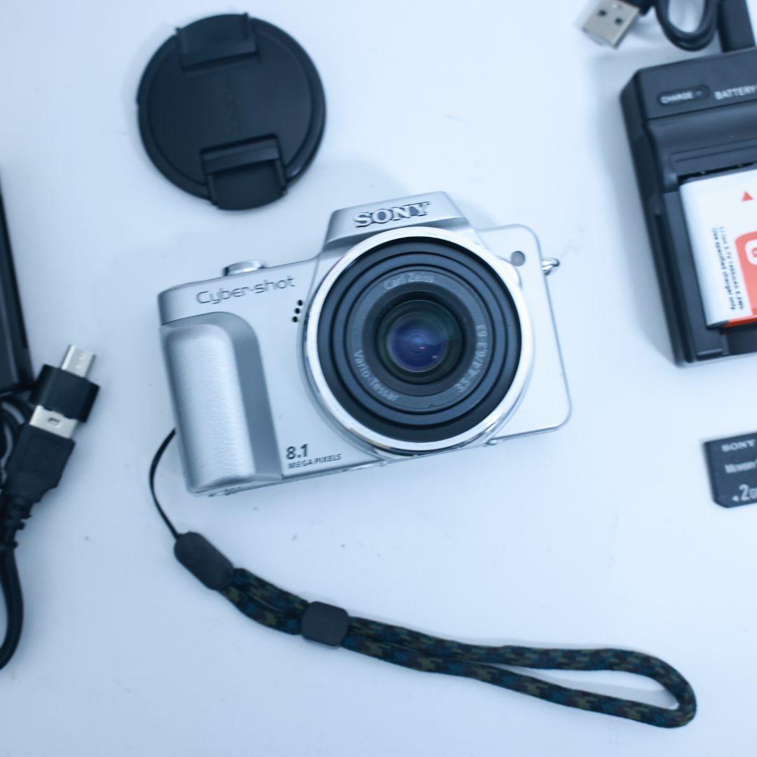 スマホ転送可 SONY H3 デジタルカメラ メモリー電池付き コンデジ