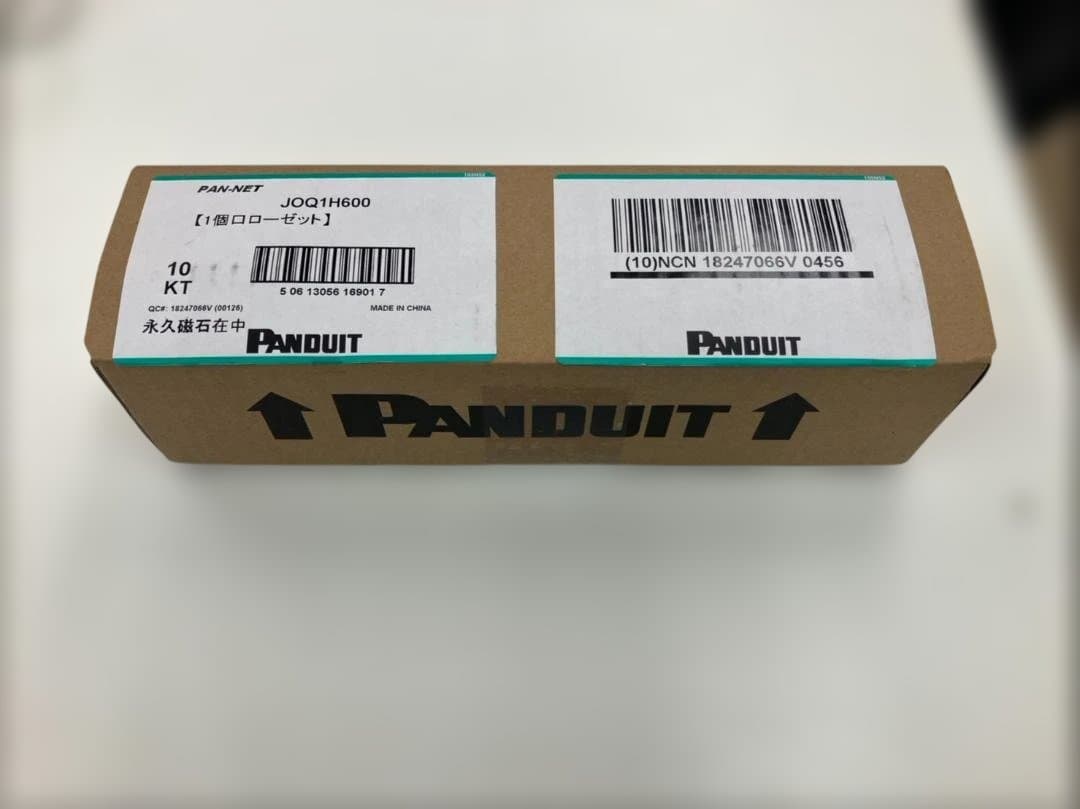 【新品未使用】10個入 PANDUIT JOQ1H600 Cat6付ローゼット