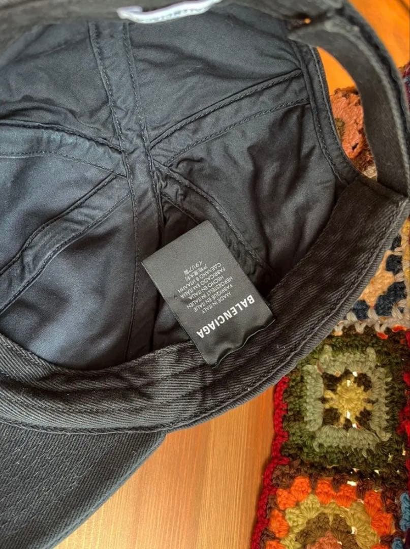 BALENCIAGAバレンシアガCREWロゴキャップ