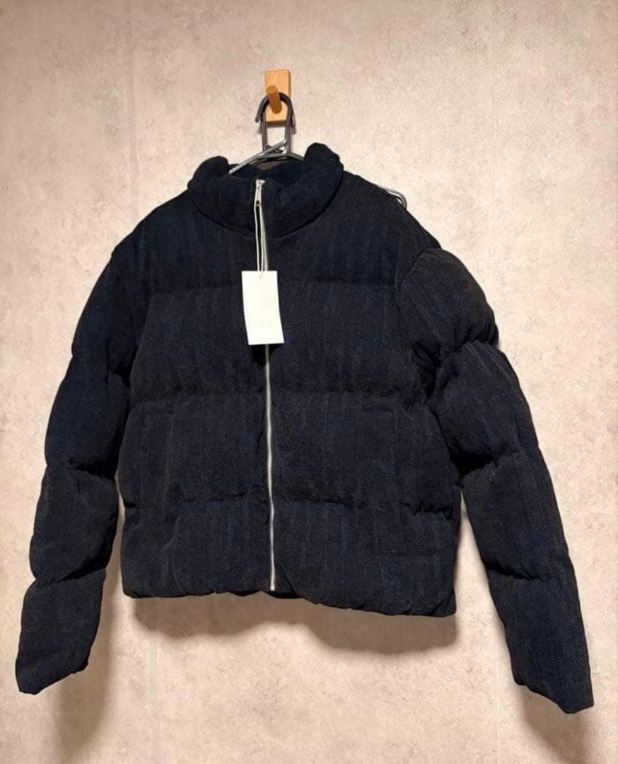 きむたく クロップドフィットパフジャケット S