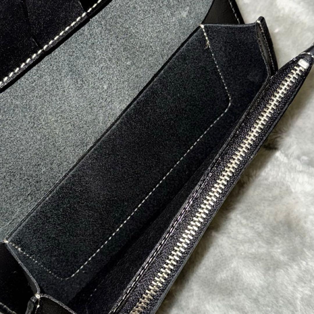 ⭐️新品未使用⭐️　KC’s　ケーシーズ　長財布　二つ折り　ブラック　レザー