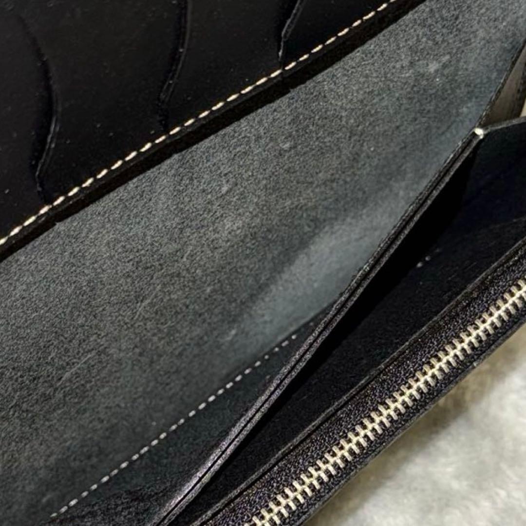 ⭐️新品未使用⭐️　KC’s　ケーシーズ　長財布　二つ折り　ブラック　レザー