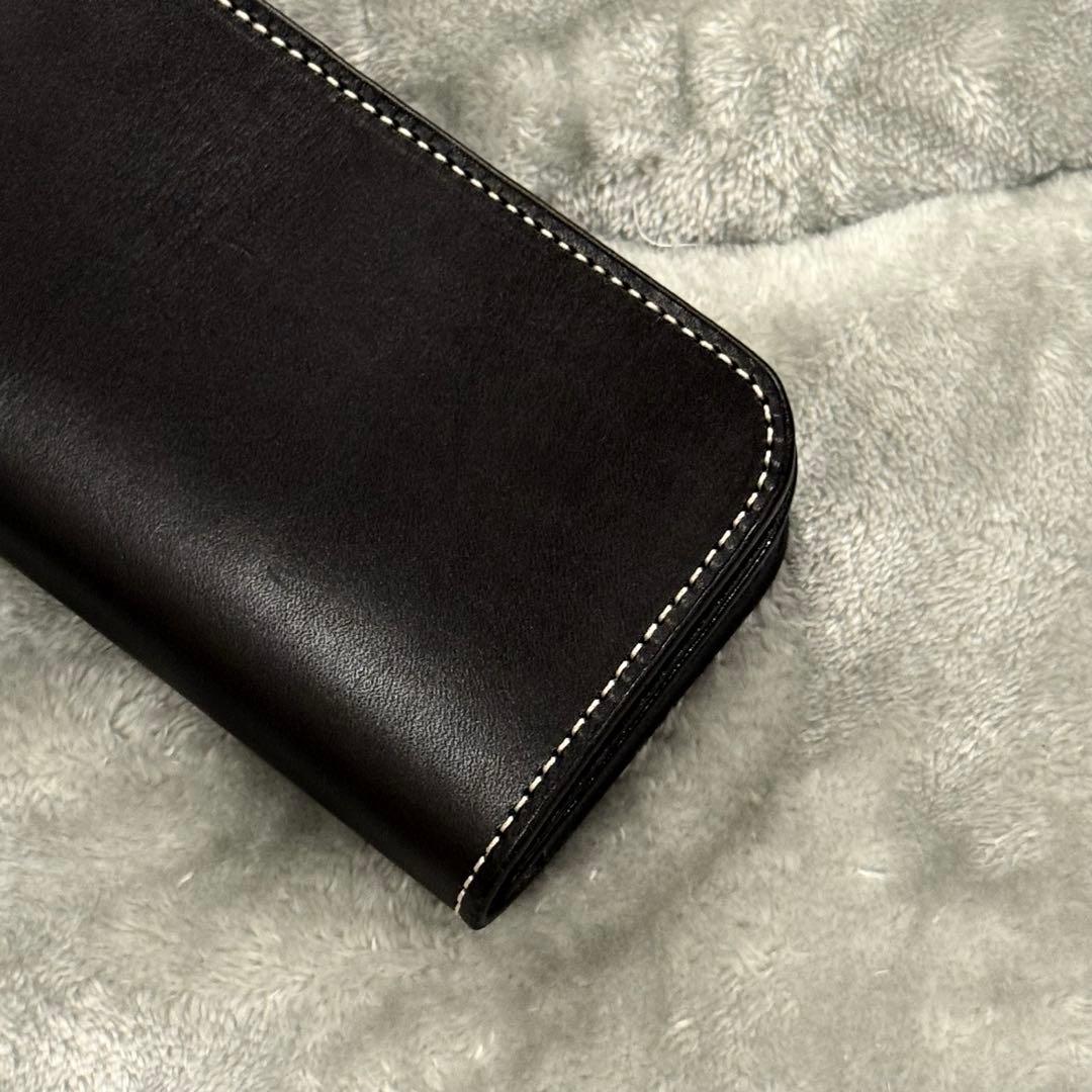 ⭐️新品未使用⭐️　KC’s　ケーシーズ　長財布　二つ折り　ブラック　レザー