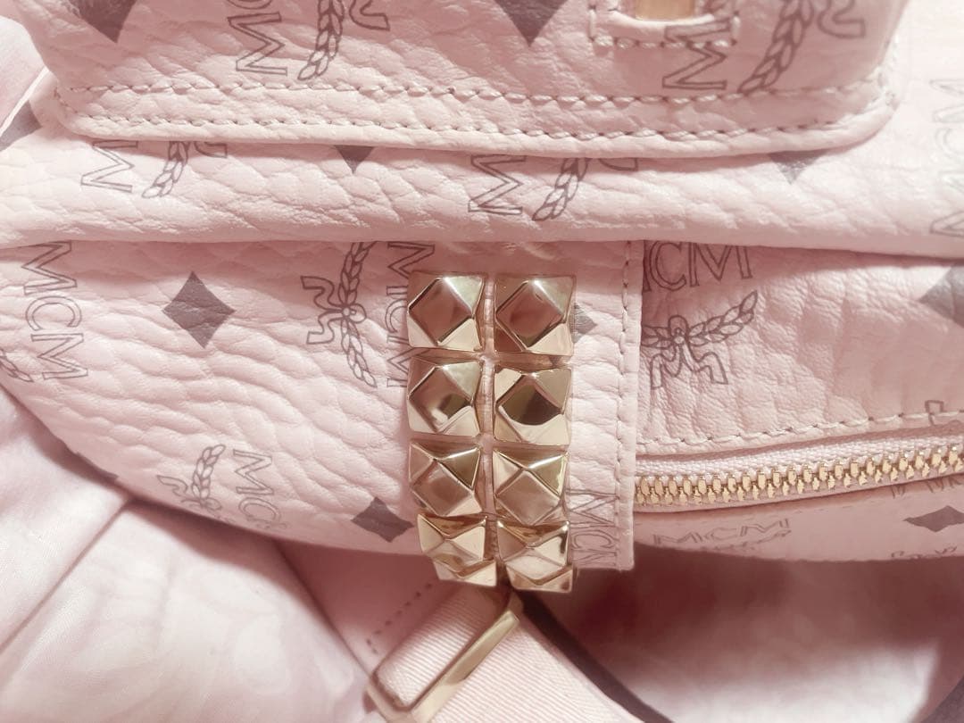 mcmパウダーピンクリュック バックパック Sサイズ